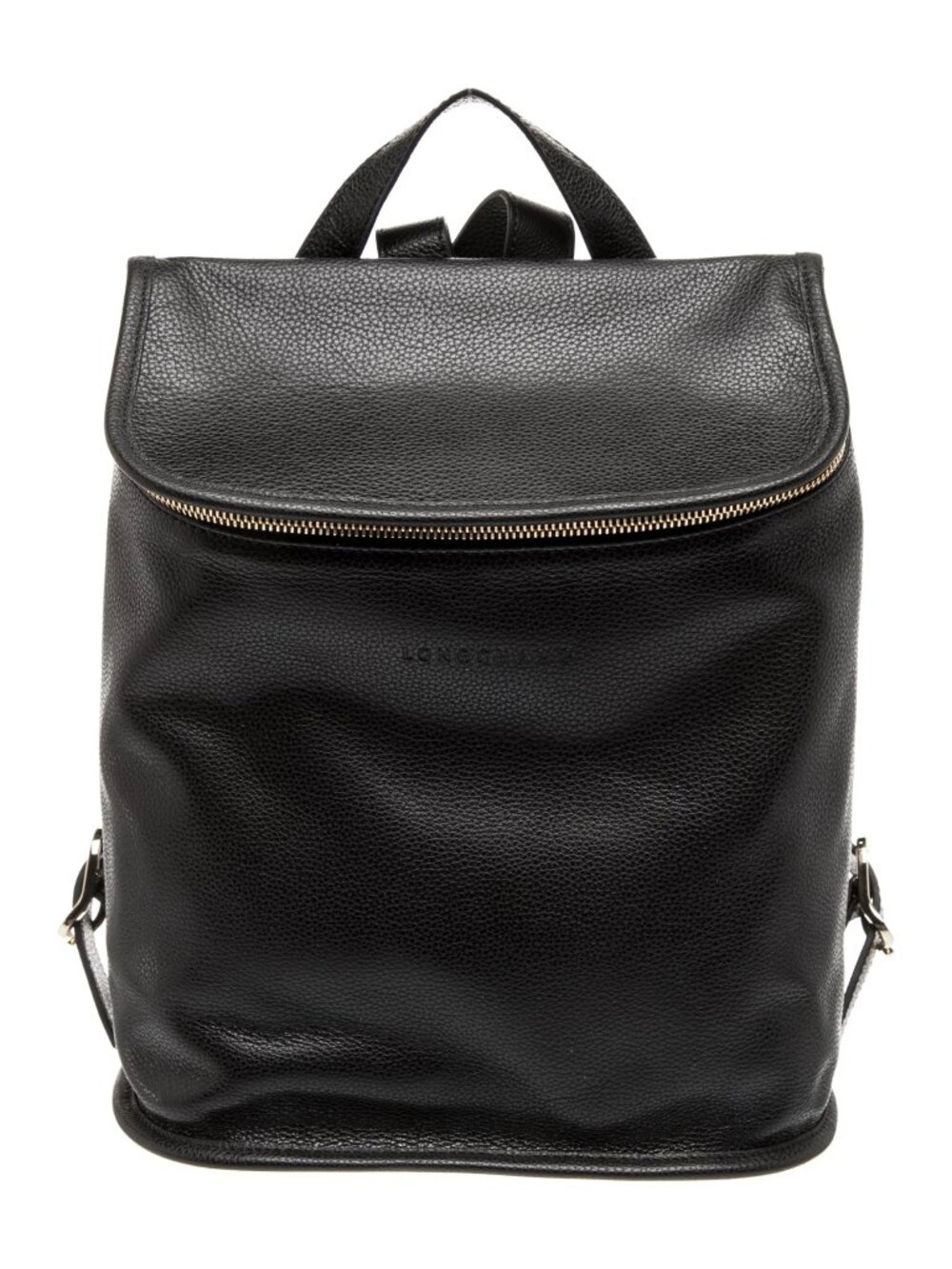 Longchamp Le Foulonné M Backpack - Black